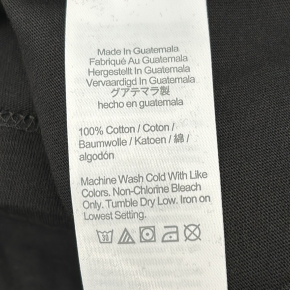 J Crew Factory Cotton washed jersey tee in Black size Large NWT 53362 - Picture 7 of 10